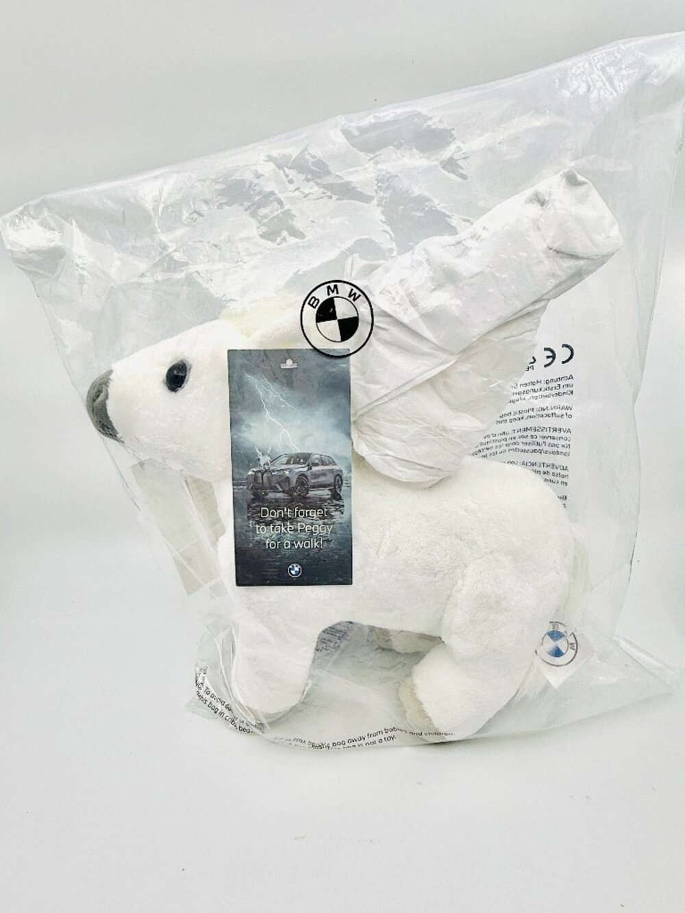 BMW Peggy The Pegasus Plush Super Bowl LVI Mascot NIP
